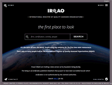 Tablet Screenshot of irqao.com